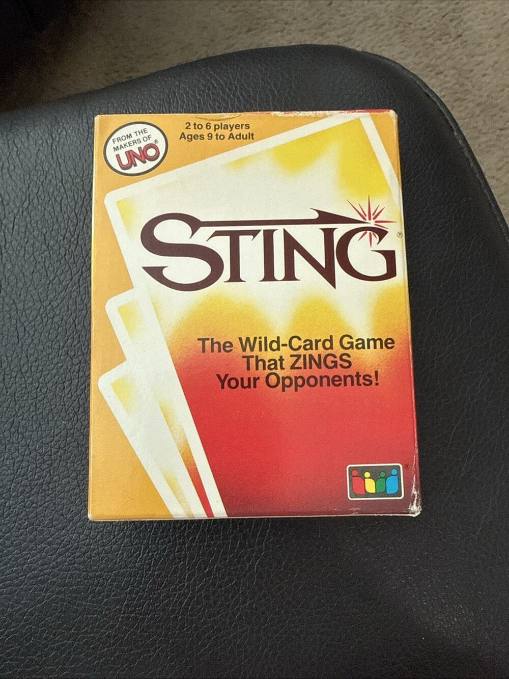 Sting The Wild Card Game That Zings Opponents From UNO Card Game Complete